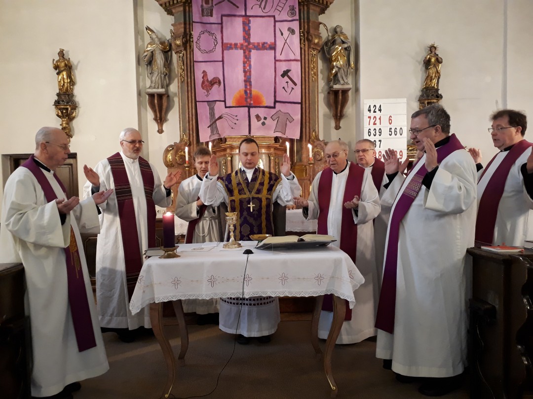 Kapitelmesse und Plenarkapitel der Reichersberger Chorherren in Pitten