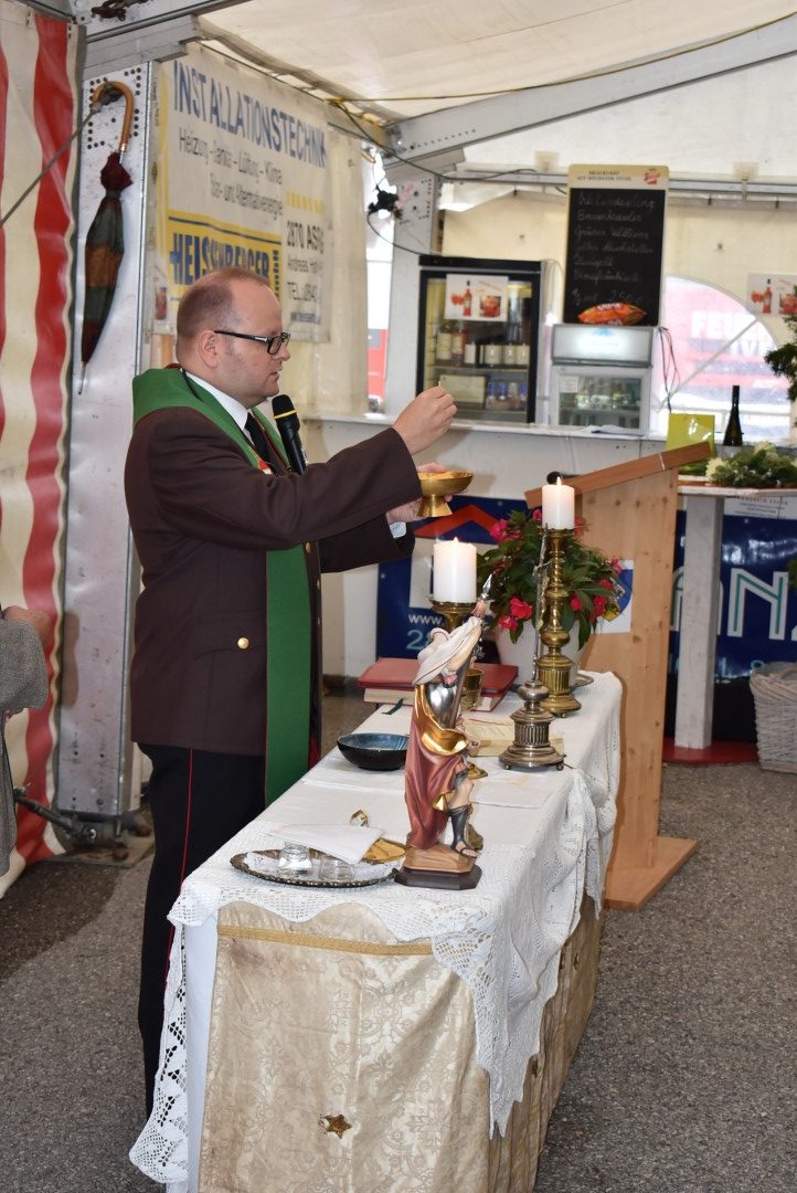 Pfarrgottesdienst beim FF-Heurigen in Brunn