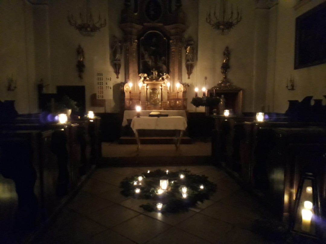 Frühmorgendliche Rorate am 10. Dezember 2018 in der Pfarrhofkirche