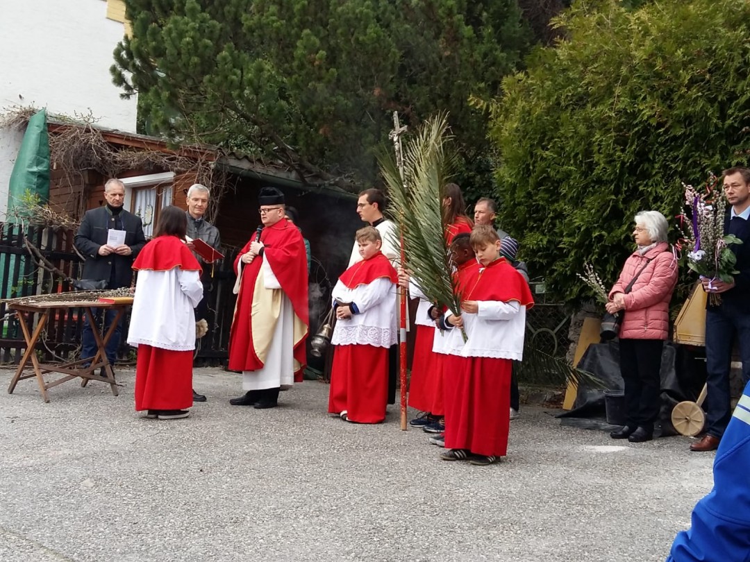 Palmsonntag 2019 – Segnung der Palmzweige, Palmprozession, Kinderwortgottesdienst…