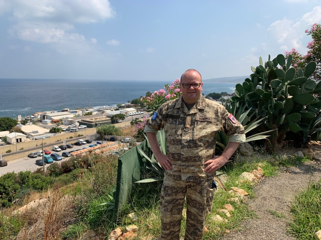 Prior und Pfarrmoderator H. Oliver Hartl auf Auslandseinsatz bei österreichischen Soldaten im Libanon